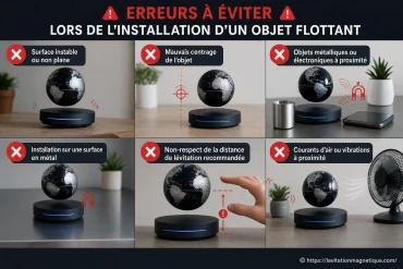Erreurs à éviter lors de l’installation d’un objet flottant pour réussir votre lévitation
