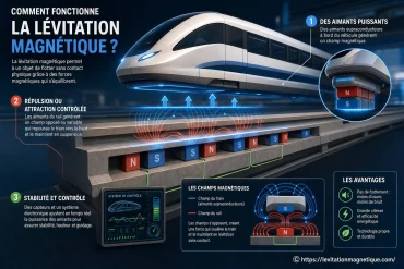 Comment fonctionne la lévitation magnétique ?
