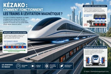 Comment fonctionnent les trains à lévitation magnétique