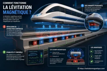 Comment fonctionne la lévitation magnétique ?