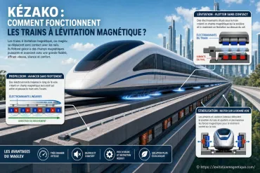 Comment fonctionnent les trains à lévitation magnétique