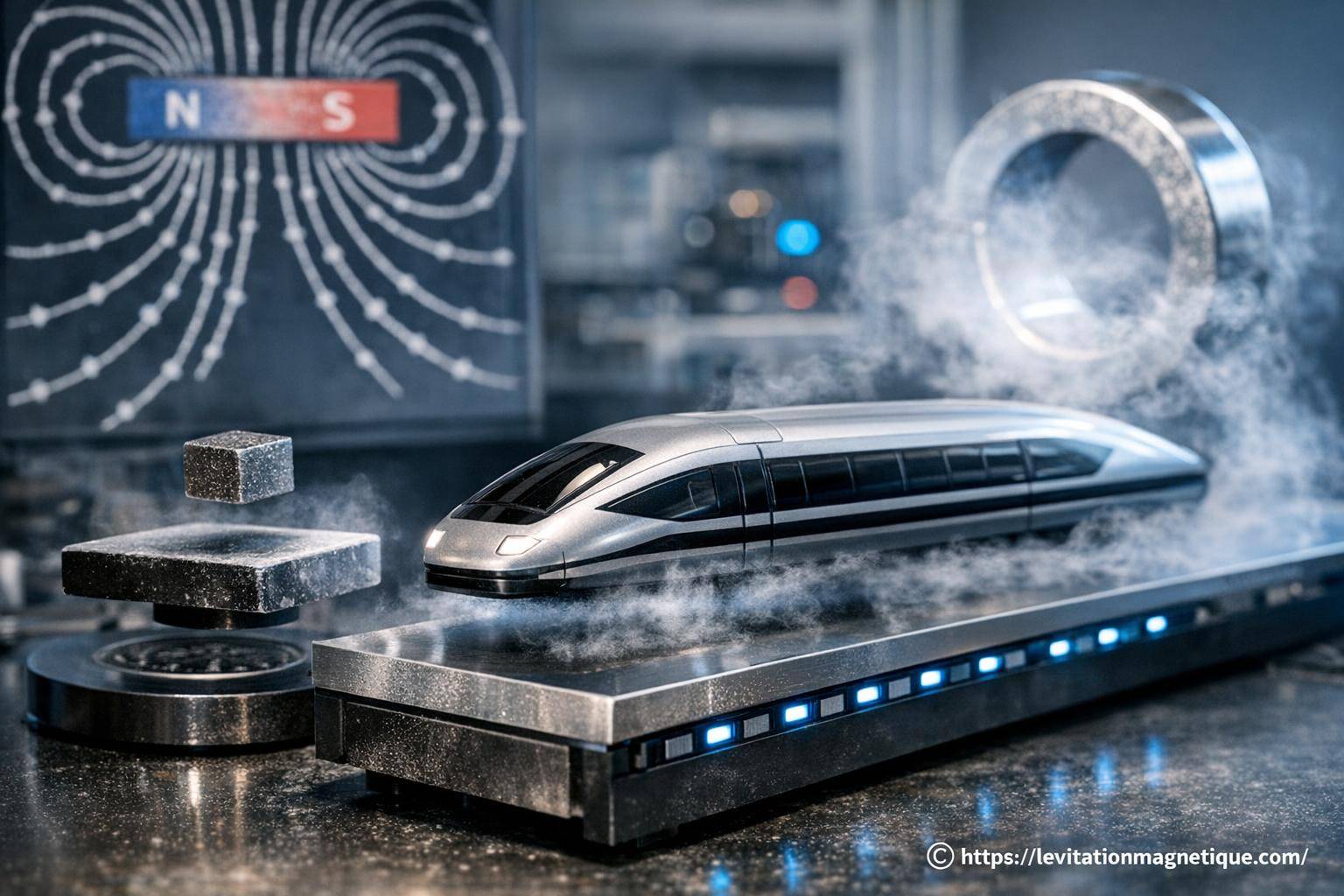 Technologie et principes de la lévitation magnétique