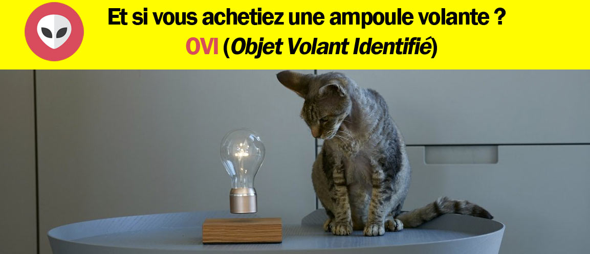 ampoule en lévitation
