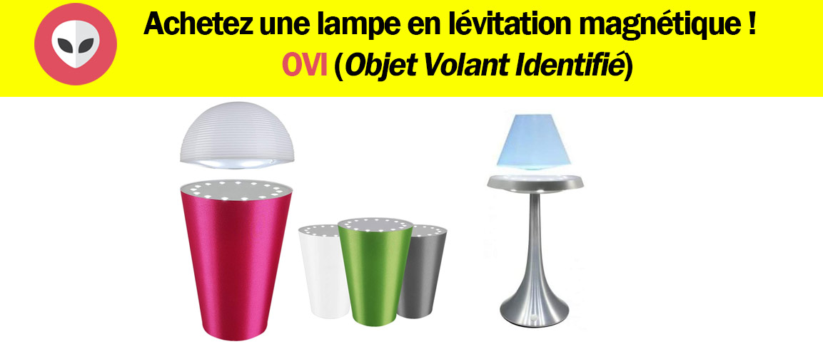 luminaire en lévitation