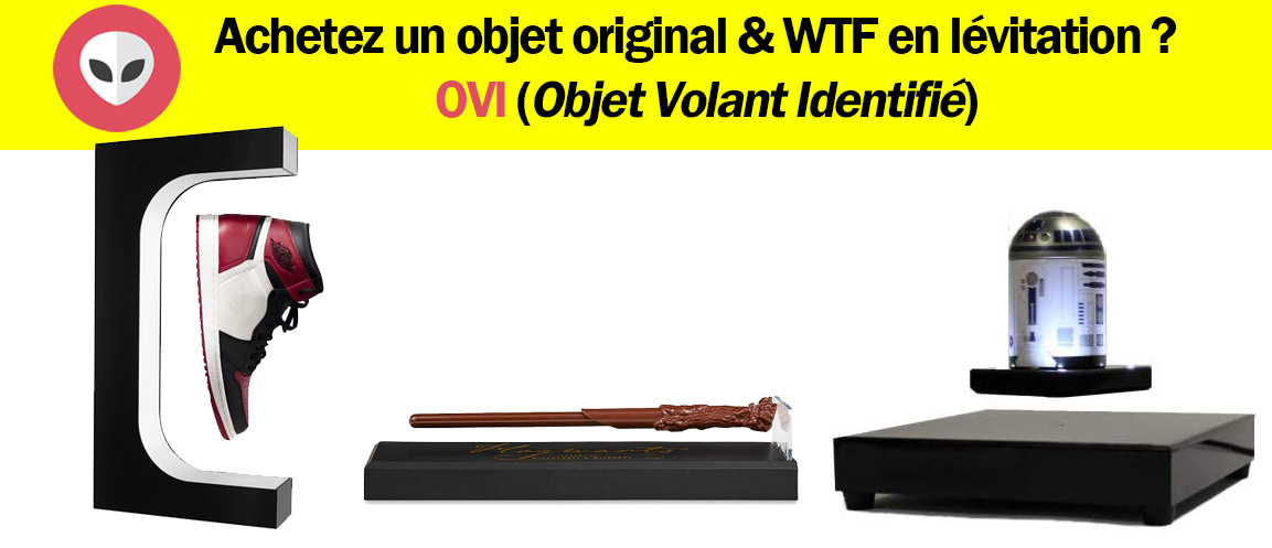 objets originaux en lévitation