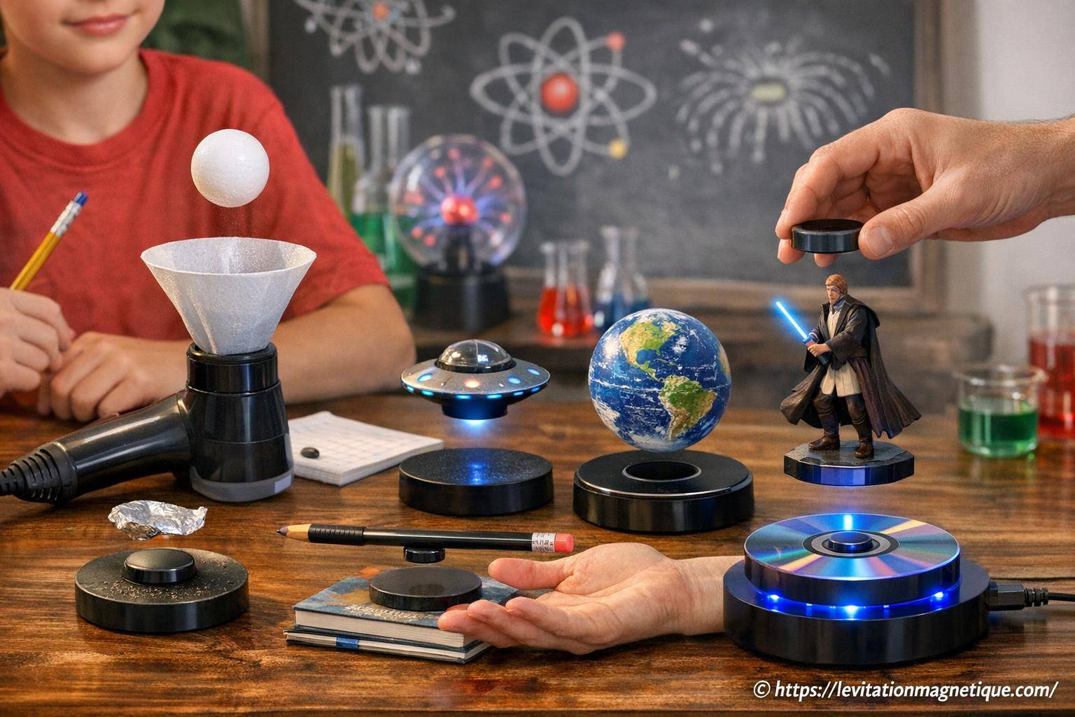 Expériences faciles de lévitation à la maison : comment les réaliser ?