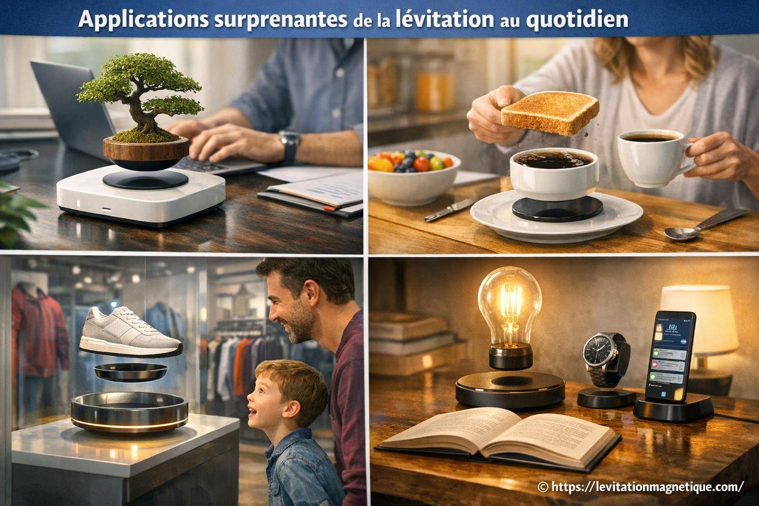 Applications surprenantes de la lévitation dans la vie quotidienne