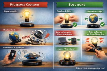 Problèmes courants et solutions pour objets en lévitation : que faire ?