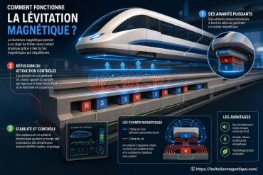 Comment fonctionne la lévitation magnétique ?