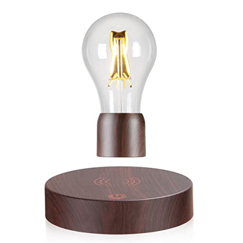 VGAzer Magnétique Flottant Lampe de bureau Flambante Sans Fil LED Ampoule de bureau pour des cadeaux uniques
