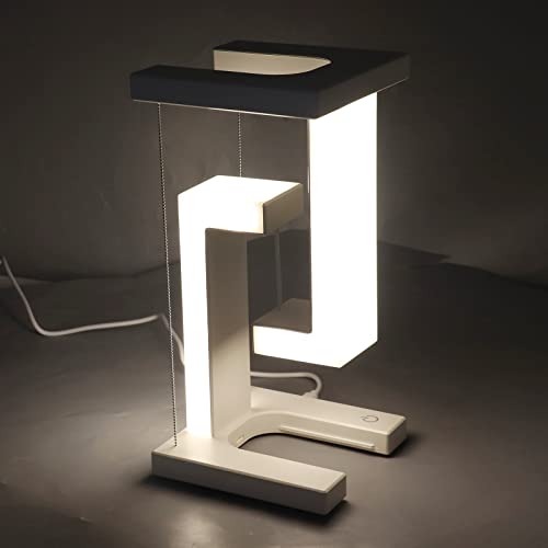 Lampe LED Flottante à Lévitation Magnétique, Lampe de Table 