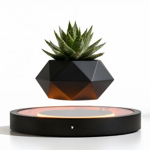 MAGECMOON Pot de fleurs flottant géométrique en lévitation a