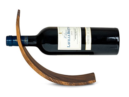 Porte-Bouteille en Bois dacacia - 28 x 7,5 cm - Idée Cadeau 