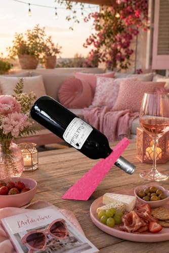 Porte-Bouteille de Vin Design Effet Lévitation, Support Orig