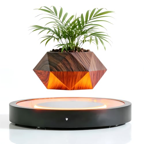 MAGECMOON Pot de fleurs flottant géométrique en lévitation a