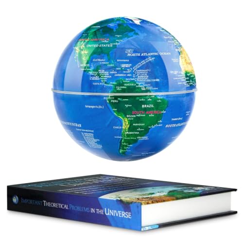 Flagest Globe Flottant à Lévitation Magnétique avec Socle en