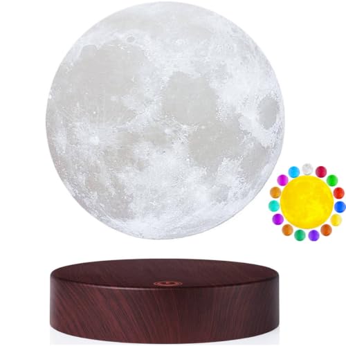 VGAzer Lampe lunaire lévitante, flottant et tournant libreme