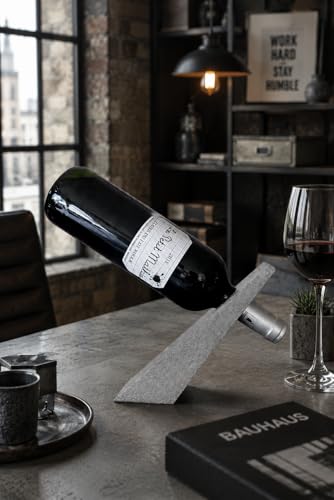 Porte-Bouteille de Vin Design Effet Lévitation, Support Orig